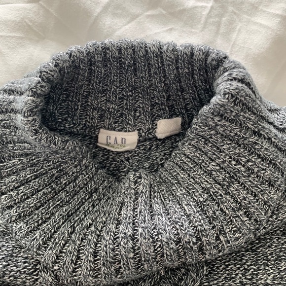 GAP heather grey knitted bubble sleeve sweater - Picture 8 of 8